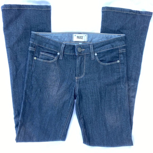 Paige Womens Jeans Manhattan Dark Wash - Picture 1 of 6